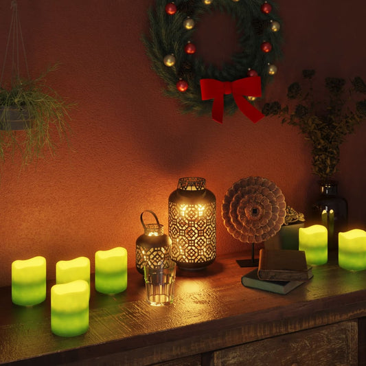 vidaXL Electric LED Candles 24pcs Warm White