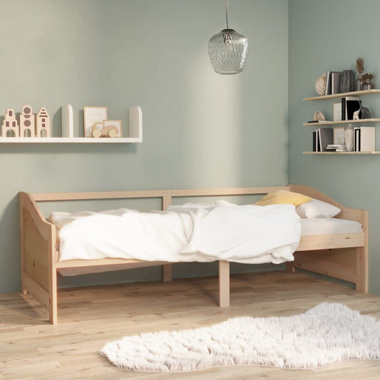 vidaXL 3-Seater Day Bed Solid Pinewood 90x200 cm