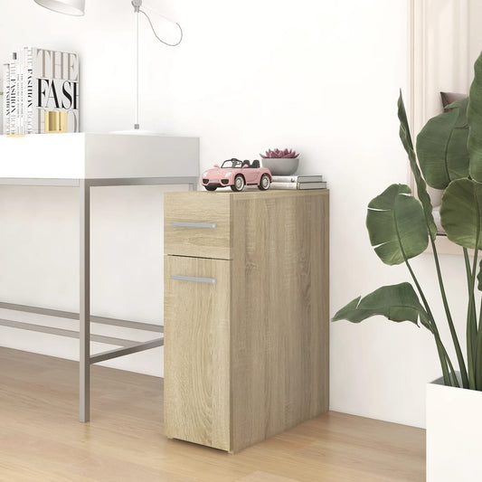 vidaXL Apothecary Cabinet Sonoma Oak 20x45.5x60 cm Engineered Wood