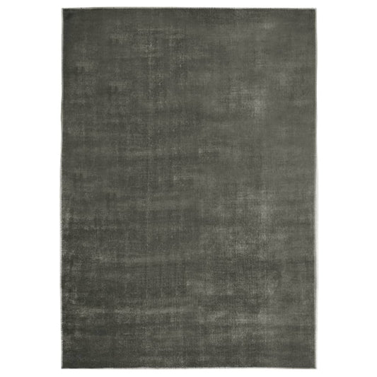 vidaXL Rug Washable Foldable Taupe 140x200 cm Polyester