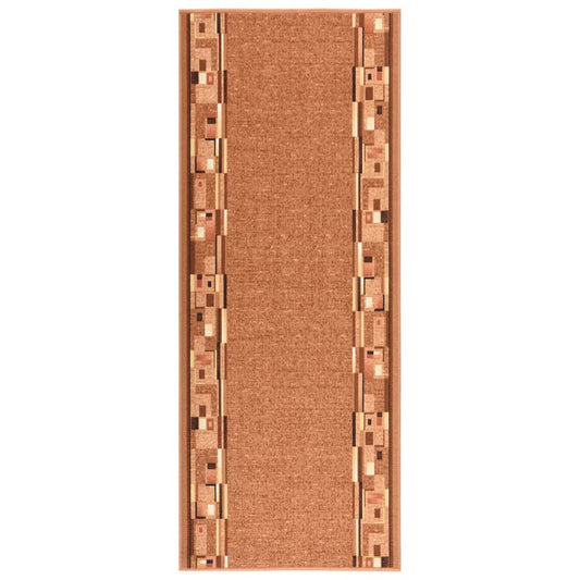 vidaXL Carpet Runner Brown 100x250 cm Anti Slip