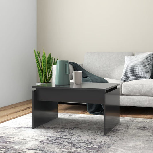 vidaXL Coffee Table Grey 68x50x38 cm Engineered Wood