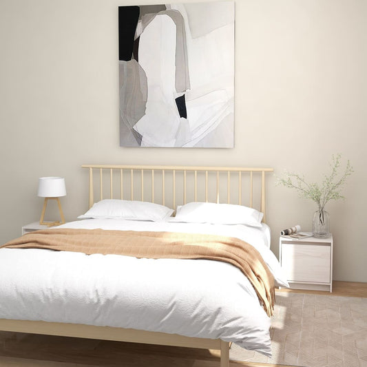 vidaXL Bedside Cabinets 2 pcs White 40x30.5x40 cm Solid Pinewood