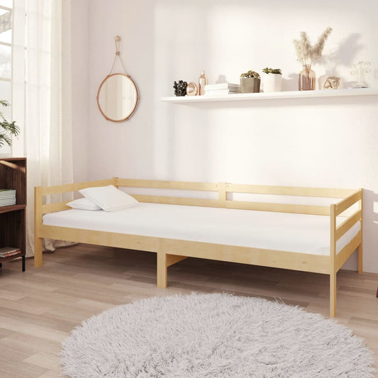 vidaXL Day Bed Solid Pinewood 90x200 cm