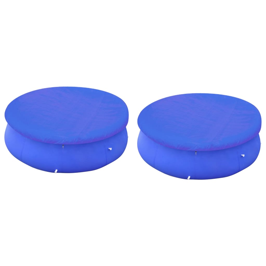 vidaXL Pool Covers 2 pcs for 450-457 cm Round Above-Ground Pools