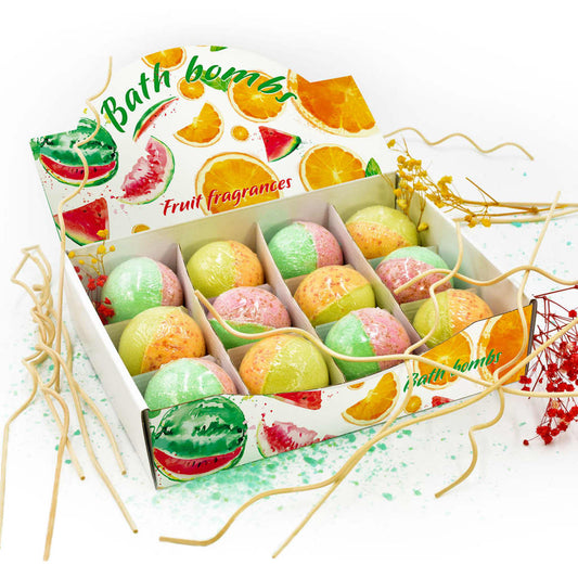 vidaXL Bath Bombs 24 pcs Natural Essential Oils