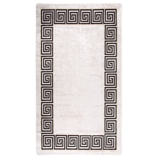 vidaXL Rug Washable 190x300 cm Light Beige Anti Slip