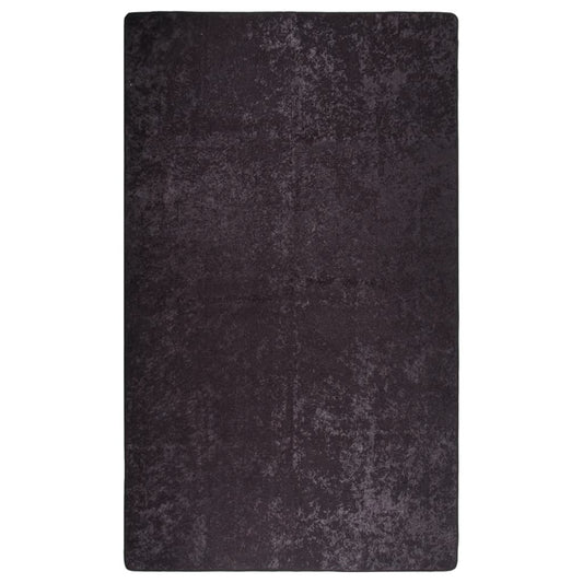vidaXL Rug Washable 120x180 cm Anthracite Anti Slip