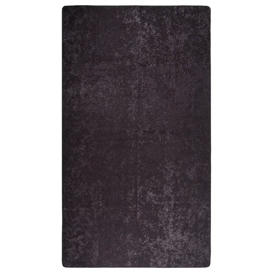 vidaXL Rug Washable 190x300 cm Anthracite Anti Slip