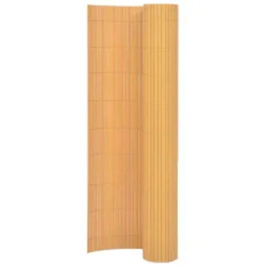 vidaXL Double-Sided Garden Fence 110x500 cm Yellow
