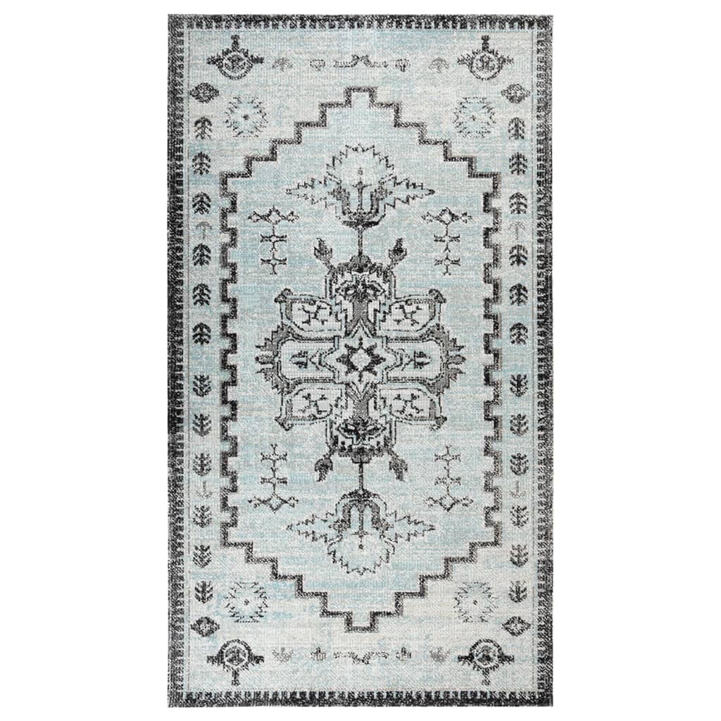 vidaXL Outdoor Rug Flatweave 115x170 cm Green and Grey