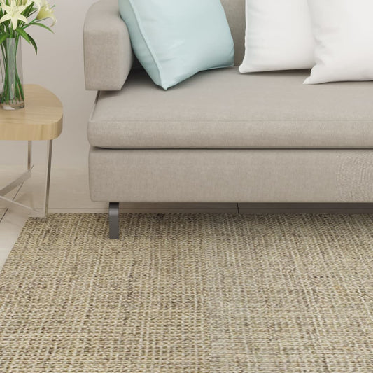 vidaXL Rug Natural Sisal 80x300 cm Taupe