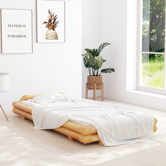 vidaXL Bed Frame Bamboo 90x200 cm