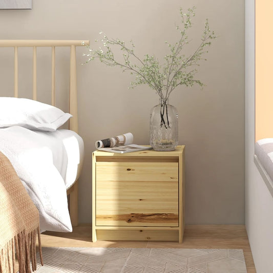vidaXL Bedside Cabinet 40x30.5x40 cm Solid Firwood