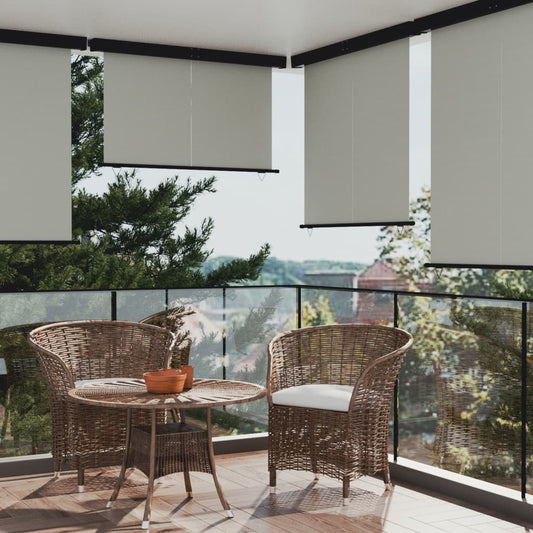 vidaXL Balcony Side Awning 165x250 cm Grey