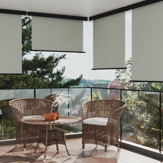 vidaXL Balcony Side Awning 175x250 cm Grey