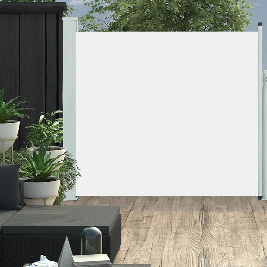 vidaXL Patio Retractable Side Awning 170x300 cm Cream