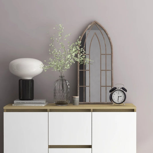 vidaXL Mirror Sand 70x30 cm Iron for Indoor Use