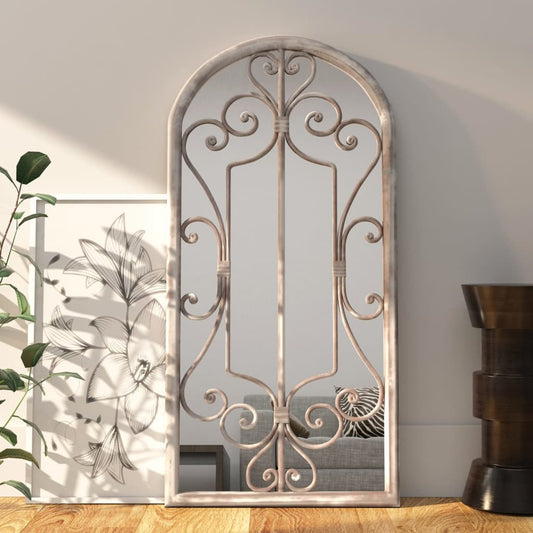 vidaXL Mirror Sand 100x45 cm Iron for Indoor Use