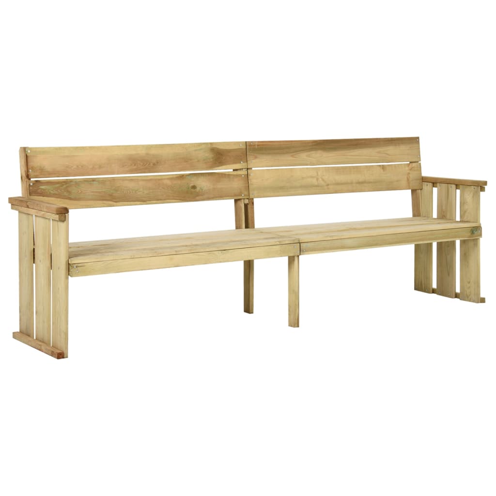 vidaXL Garden Bench 233 cm Impregnated Pinewood