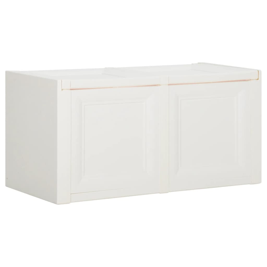 vidaXL Cushion Box Angora White 86x40x42 cm 85 L