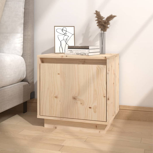 vidaXL Bedside Cabinet 40x30x40 cm Solid Wood Pine