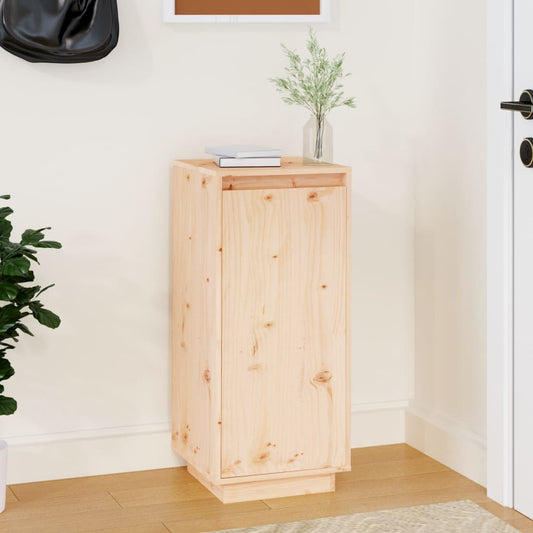 vidaXL Shoe Cabinet 35x35x80 cm Solid Wood Pine