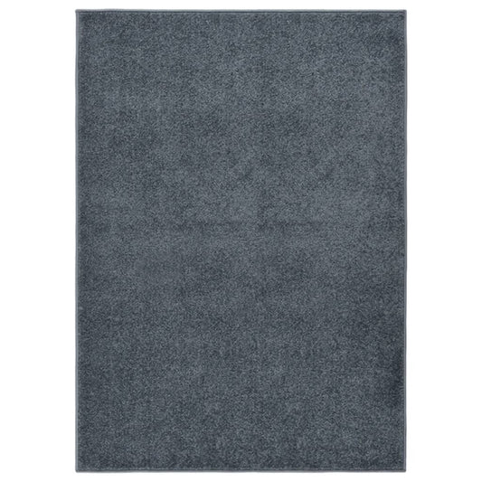 vidaXL Rug Short Pile 120x170 cm Anthracite