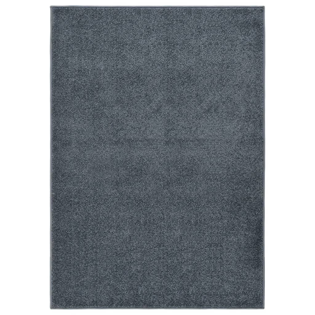 vidaXL Rug Short Pile 240x340 cm Anthracite
