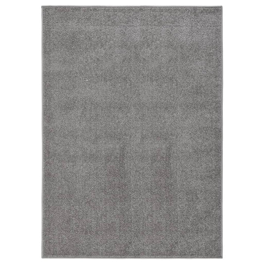 vidaXL Rug Short Pile 120x170 cm Grey