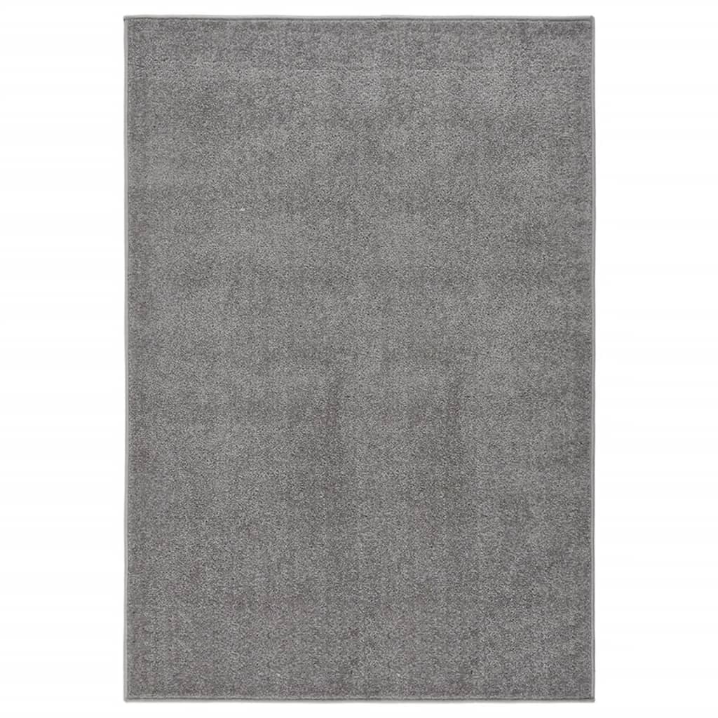 vidaXL Rug Short Pile 200x290 cm Grey