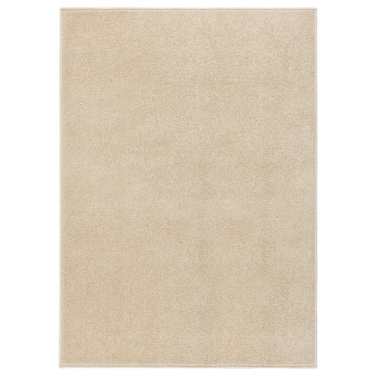 vidaXL Rug Short Pile 140x200 cm Beige