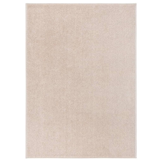 vidaXL Rug Short Pile 120x170 cm Dark Beige