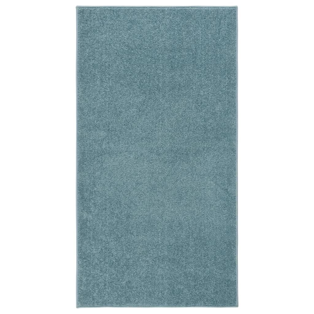 vidaXL Rug Short Pile 80x150 cm Blue