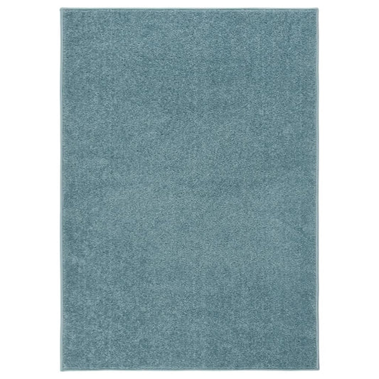 vidaXL Rug Short Pile 140x200 cm Blue
