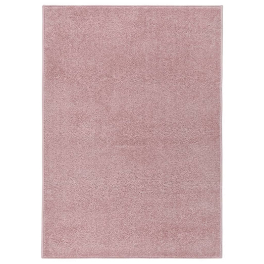 vidaXL Rug Short Pile 140x200 cm Pink