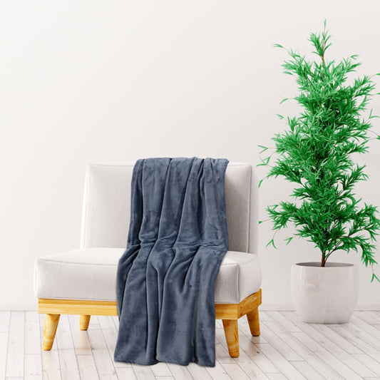 vidaXL Blanket Ultimate Grey 150x200 cm Polyester