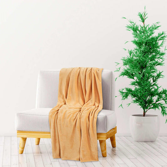 vidaXL Blanket Desert Mist 130x170 cm Polyester