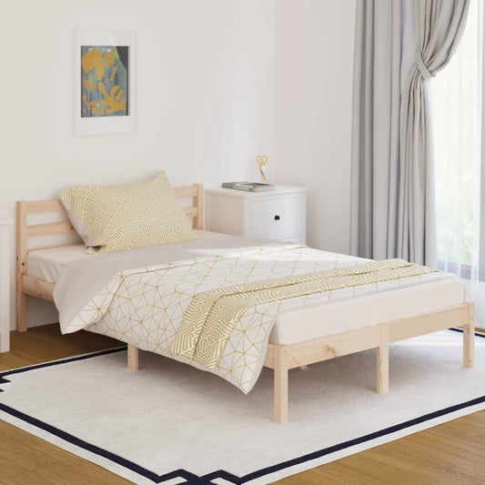 vidaXL Day Bed Solid Wood Pine 120x200 cm