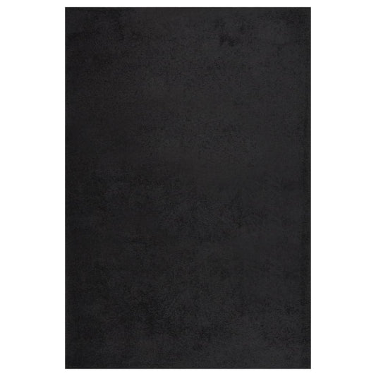 vidaXL Shaggy Rug High Pile Black 160x230 cm