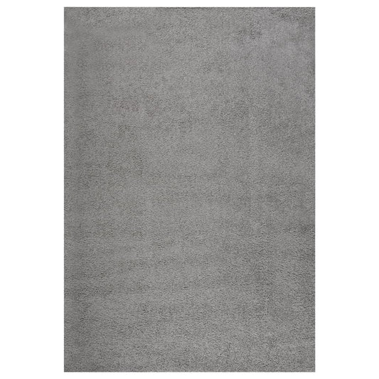 vidaXL Shaggy Rug High Pile Grey 160x230 cm