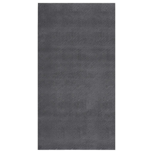 vidaXL Washable Rug Soft Shaggy 80x150 cm Anti Slip Anthracite