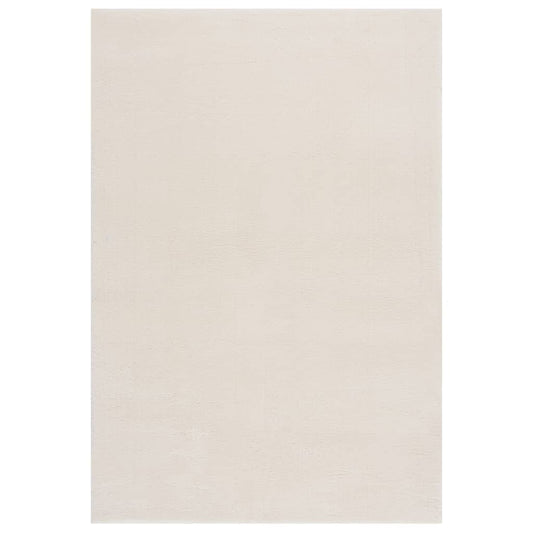 vidaXL Washable Rug Soft Shaggy 160x230 cm Anti Slip Cream