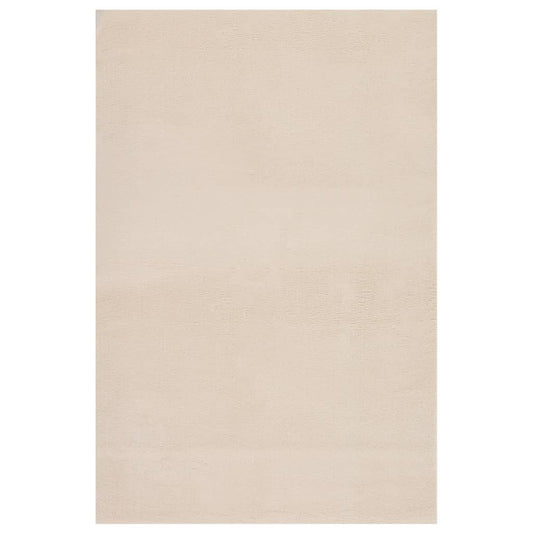 vidaXL Washable Rug Soft Shaggy 200x290 cm Anti Slip Beige