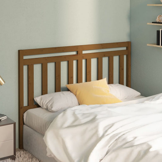 vidaXL Bed Headboard Honey Brown 146x4x100 cm Solid Wood Pine