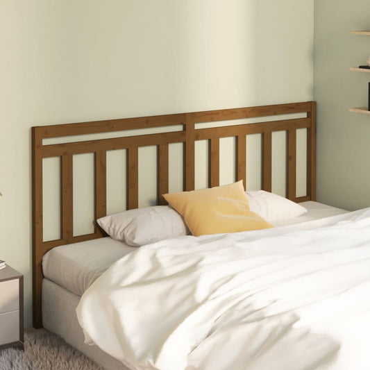 vidaXL Bed Headboard Honey Brown 186x4x100 cm Solid Wood Pine
