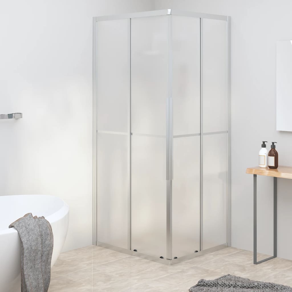 vidaXL Shower Cabin Frosted ESG 80x70x180 cm