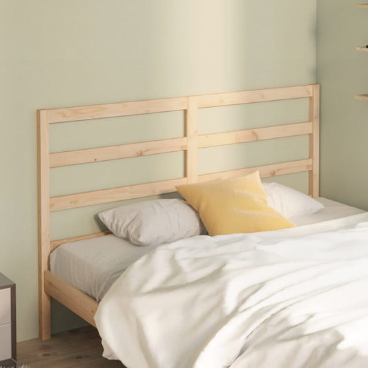 vidaXL Bed Headboard 156x4x100 cm Solid Wood Pine