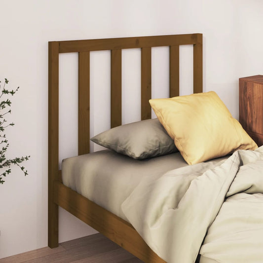 vidaXL Bed Headboard Honey Brown 96x4x100 cm Solid Wood Pine