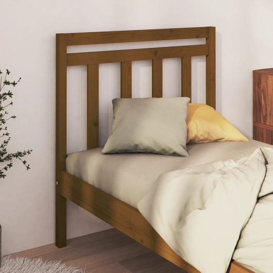 vidaXL Bed Headboard Honey Brown 96x4x100 cm Solid Wood Pine
